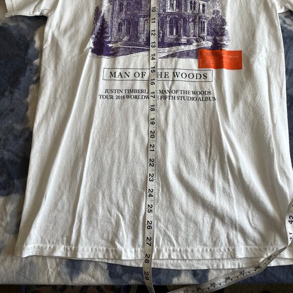 RARE JUSTIN TIMBERLAKE MAN OF THE WOODS TOUR T-SHIRT SIZE M - Picture 4 of 5